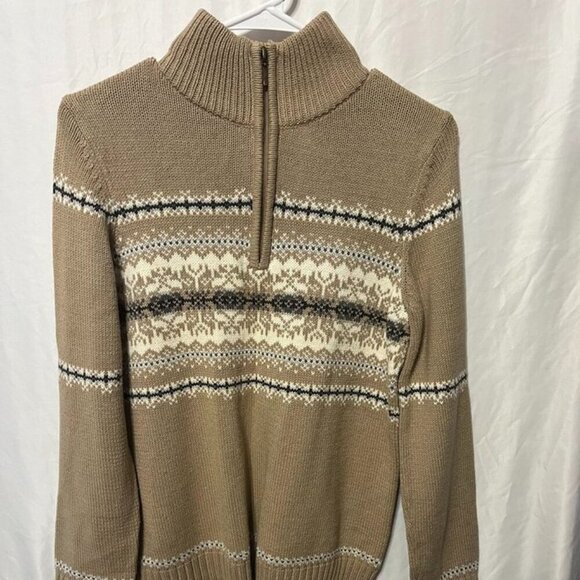 🧥 Croft & Barrow Fair Isle Turtleneck Sweater – Size Small - Picture 2 of 6